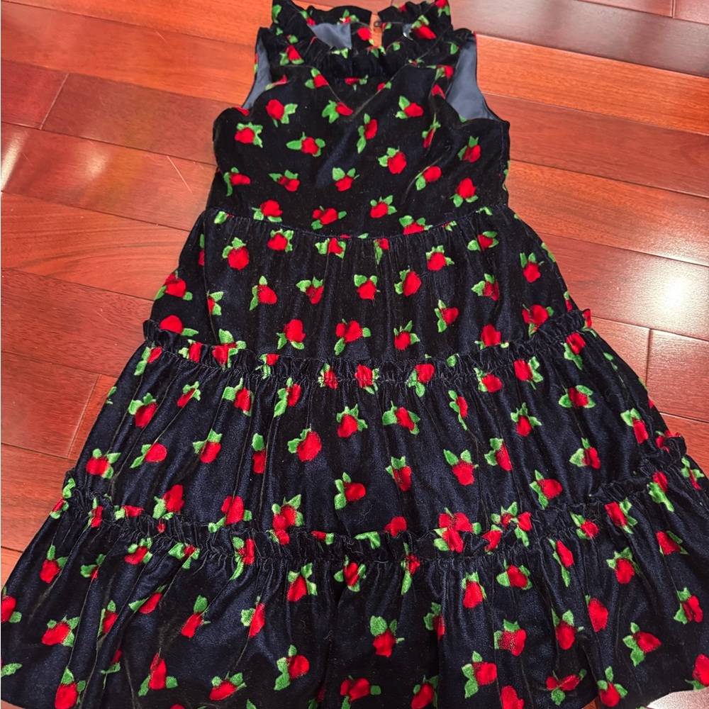janie and jack velvet rose dress